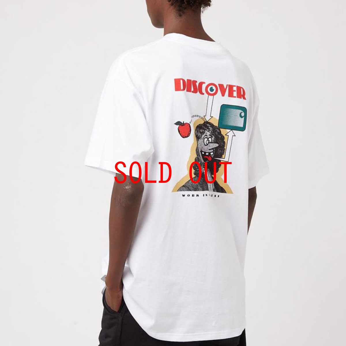 画像7: Discover S/S Tee ルーズ フィット 半袖 Tシャツ White (7)