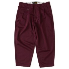 画像2: × Dickies Biggies Wide Chino Pants ディッキーズ ワイド チノ タイプ パンツ シルエット Wine Red (2)