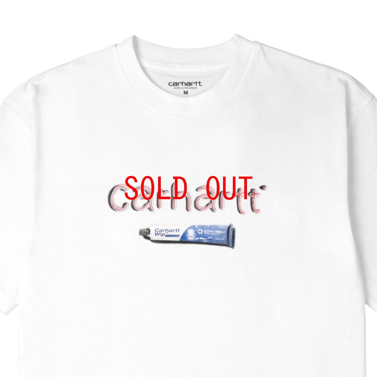 画像3: Toothpaste S/S Tee トゥース ペースト ルーズ フィット 半袖 Tシャツ White (3)