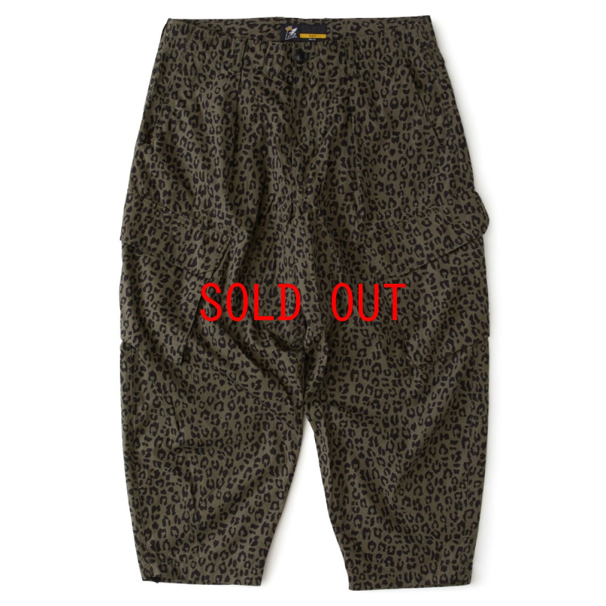画像2: Voyager Leopard Wide Chino Pants レオパード カーゴ パンツ ワイド テーパード (2)