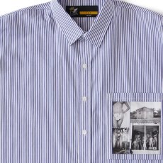 画像7: × S.B. × SB"VERSE" L/S Stripe Shirt Scott Bourne アーティスト ストライプ シャツ (7)