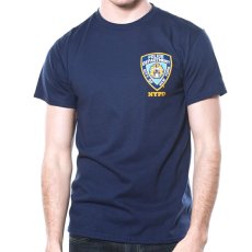 画像3: NYPD Embroidery S/S Official Tee オフィシャル ニューヨーク 市警察 半袖 Tシャツ Navy (3)