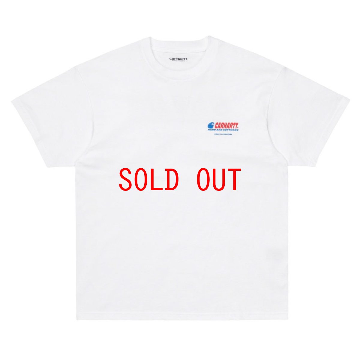 画像2: Software S/S Tee ソフトウエア ルーズ フィット 半袖 Tシャツ White ホワイト (2)