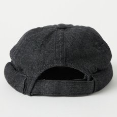 画像4: Leon 6 Panel Fisherman Denim Cap 6パネル キャップ フィッシャーマン 帽子 デニム Indigo Black (4)