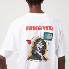 画像1: Discover S/S Tee ルーズ フィット 半袖 Tシャツ White (1)