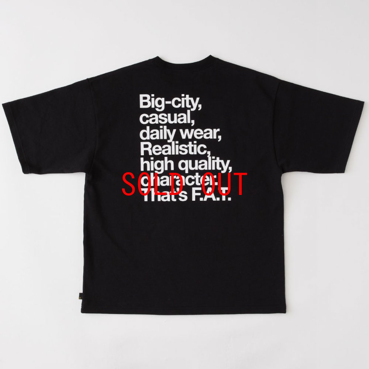 画像3: Law S/S Logo Tee T-Shirt ロゴ ヘビーオンス 13oz 半袖 Tシャツ Black (3)