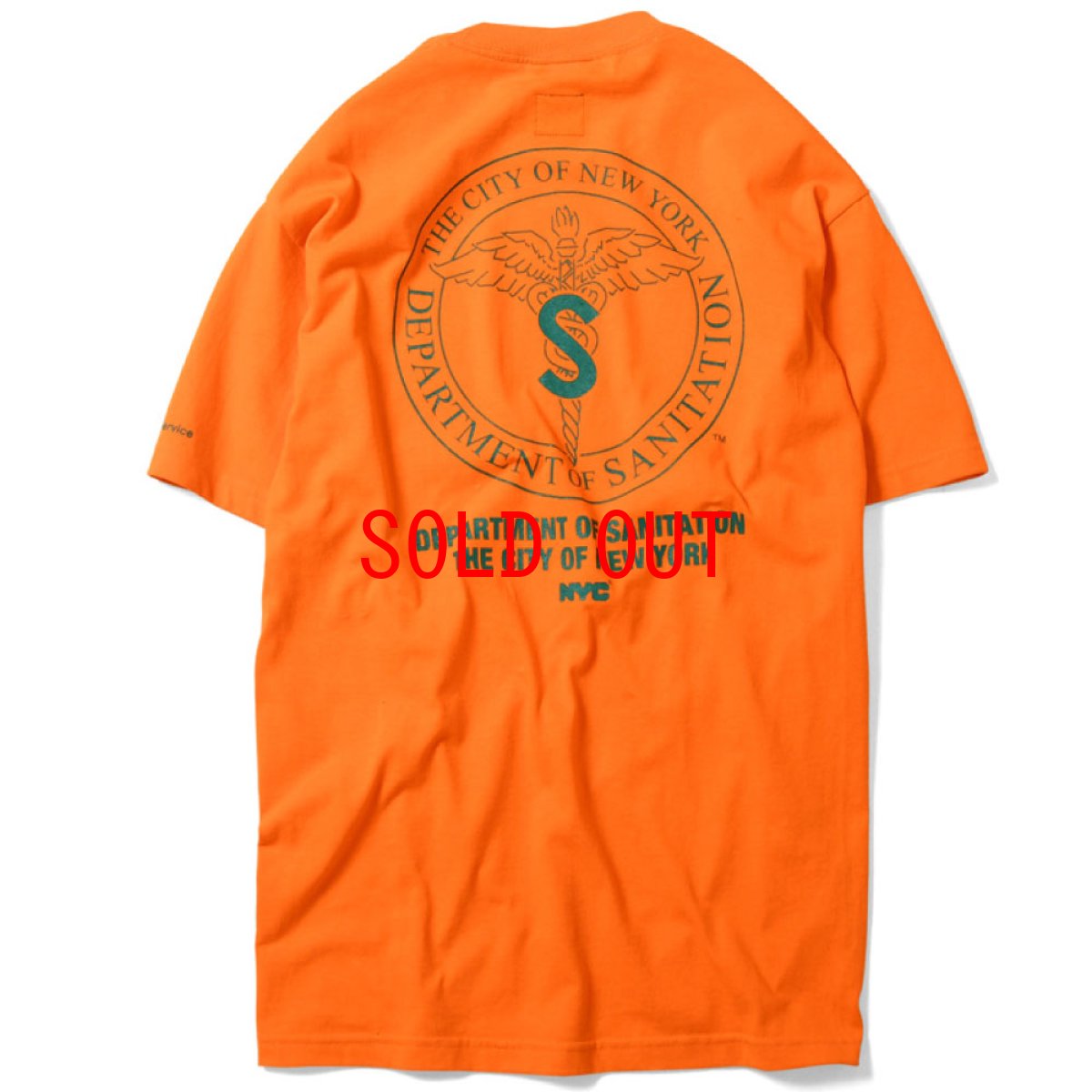 画像3: X DSNY Community Services S/S Tee 半袖 Tシャツ デイーエスエヌワイ Orange (3)