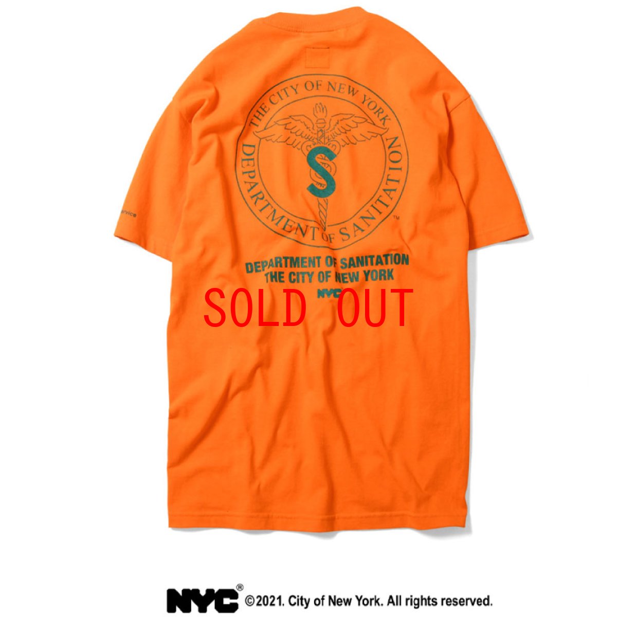 画像8: X DSNY Community Services S/S Tee 半袖 Tシャツ デイーエスエヌワイ Orange (8)