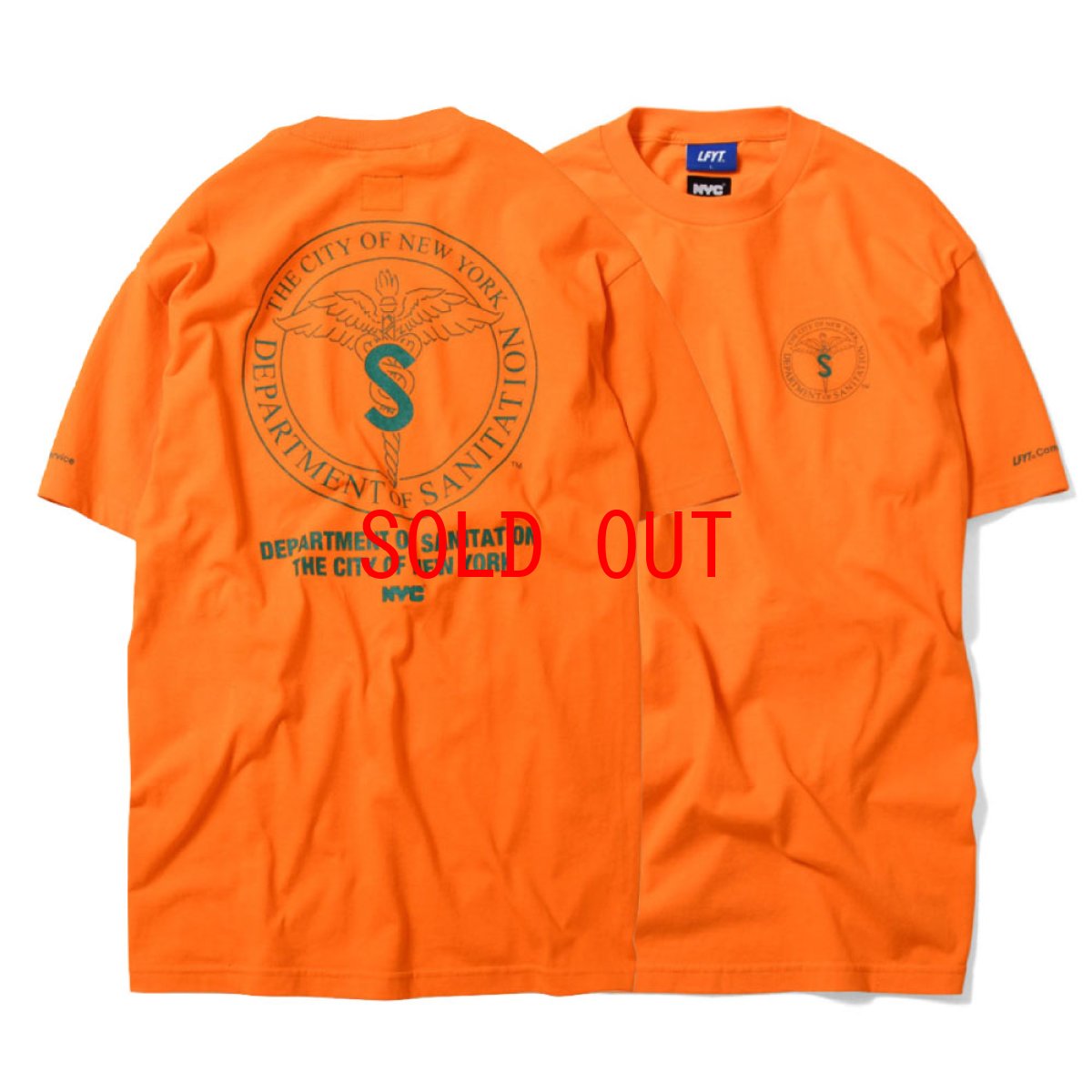画像1: X DSNY Community Services S/S Tee 半袖 Tシャツ デイーエスエヌワイ Orange (1)