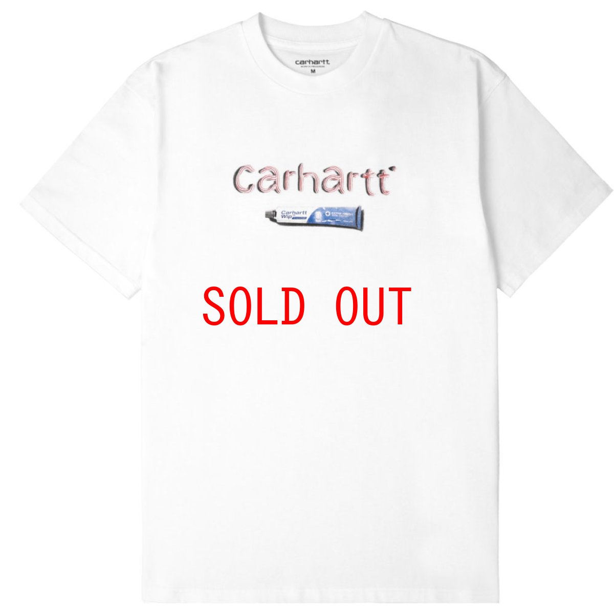 画像2: Toothpaste S/S Tee トゥース ペースト ルーズ フィット 半袖 Tシャツ White (2)