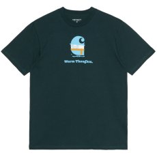 画像1: Warm Thoughts S/S Tee ワームソーツ レギュラー フィット 半袖 Tシャツ Frasier Green (1)