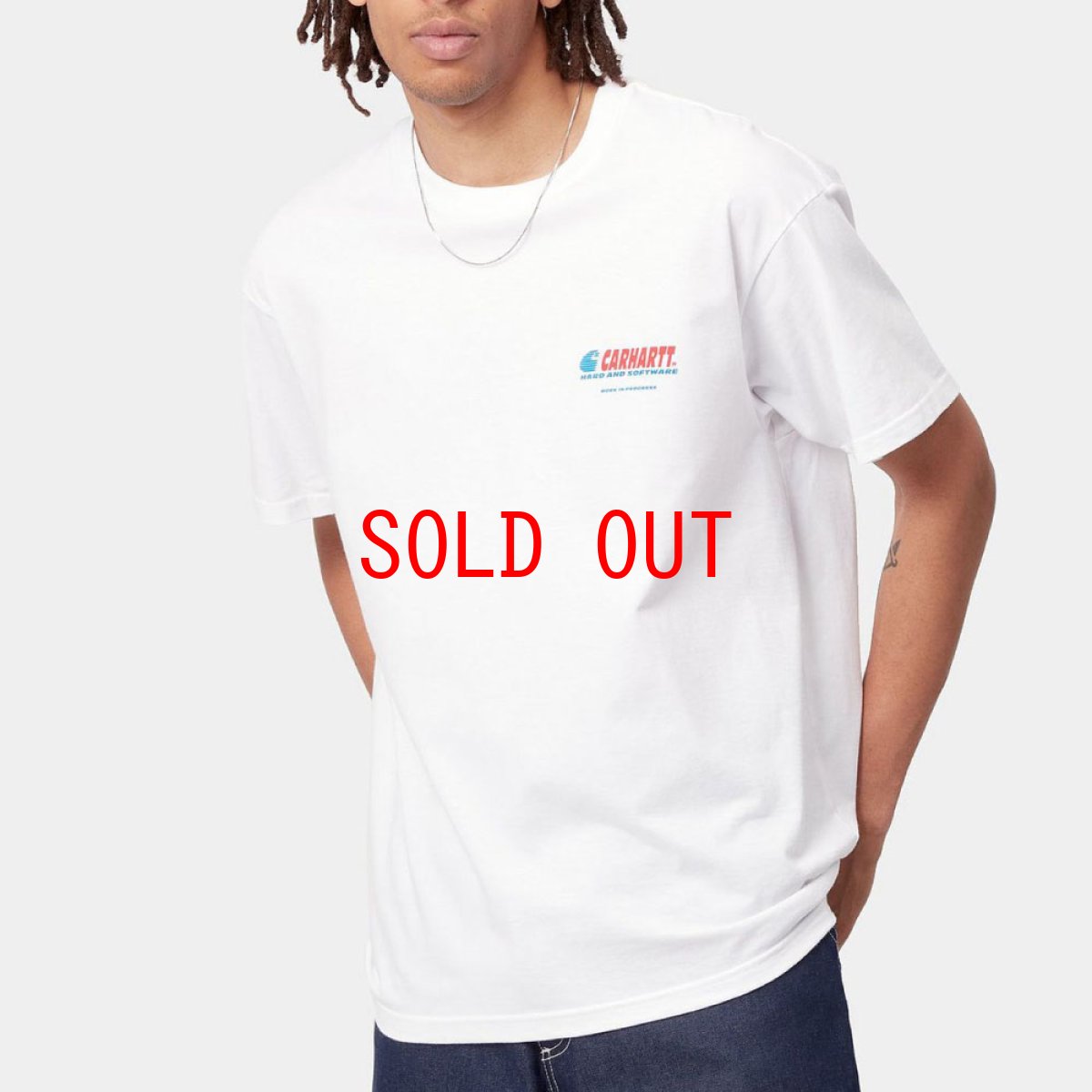 画像6: Software S/S Tee ソフトウエア ルーズ フィット 半袖 Tシャツ White ホワイト (6)