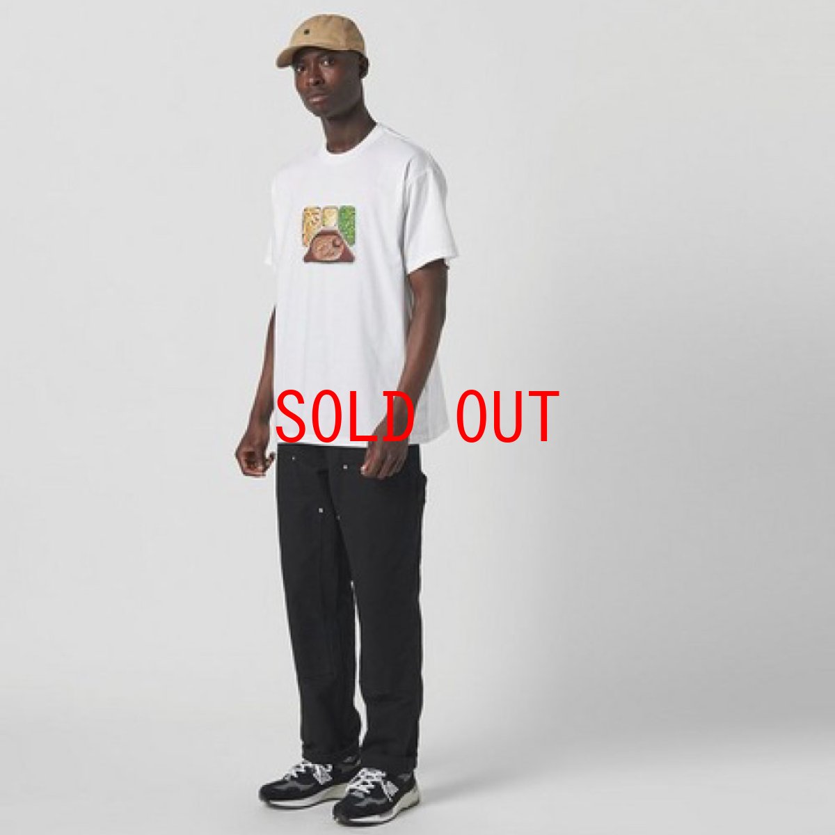 画像6: Meatloaf S/S Tee ミートローフ ルーズ フィット 半袖 Tシャツ White (6)