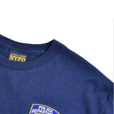 画像2: NYPD Embroidery S/S Official Tee オフィシャル ニューヨーク 市警察 半袖 Tシャツ Navy (2)