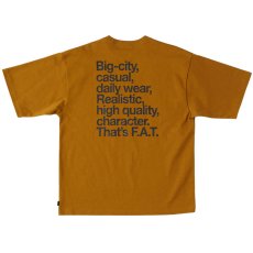 画像3: Law S/S Logo Tee T-Shirt ロゴ ヘビーオンス 13oz 半袖 Tシャツ Mustard Brown (3)