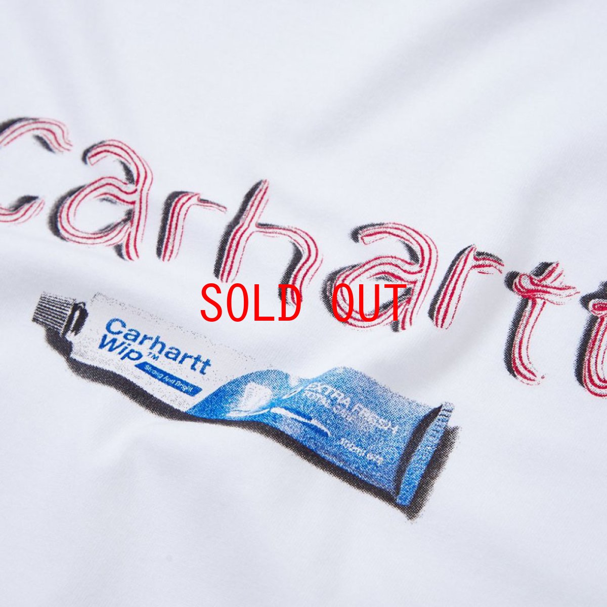 画像7: Toothpaste S/S Tee トゥース ペースト ルーズ フィット 半袖 Tシャツ White (7)