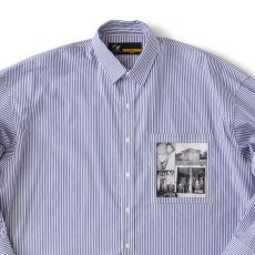 画像5: × S.B. × SB"VERSE" L/S Stripe Shirt Scott Bourne アーティスト ストライプ シャツ (5)