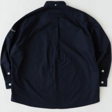 画像3: Deka BD L/S Solid Shirt ボタンダウン 長袖 シャツ Navy (3)