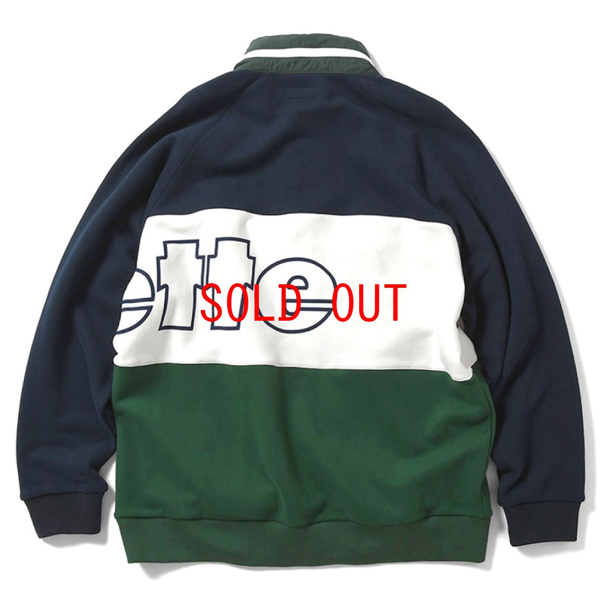 画像2: Outline Lafayette Logo Classic Sweat Anorak アウトライン ラファイエット ロゴ スウェット アノラック Green (2)