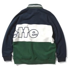 画像2: Outline Lafayette Logo Classic Sweat Anorak アウトライン ラファイエット ロゴ スウェット アノラック Green (2)