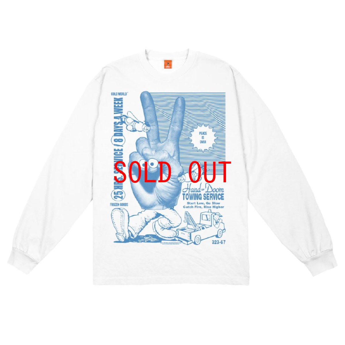 画像1: Frozen Goods Hand Of Doom L/S Tee 長袖 Tシャツ White (1)