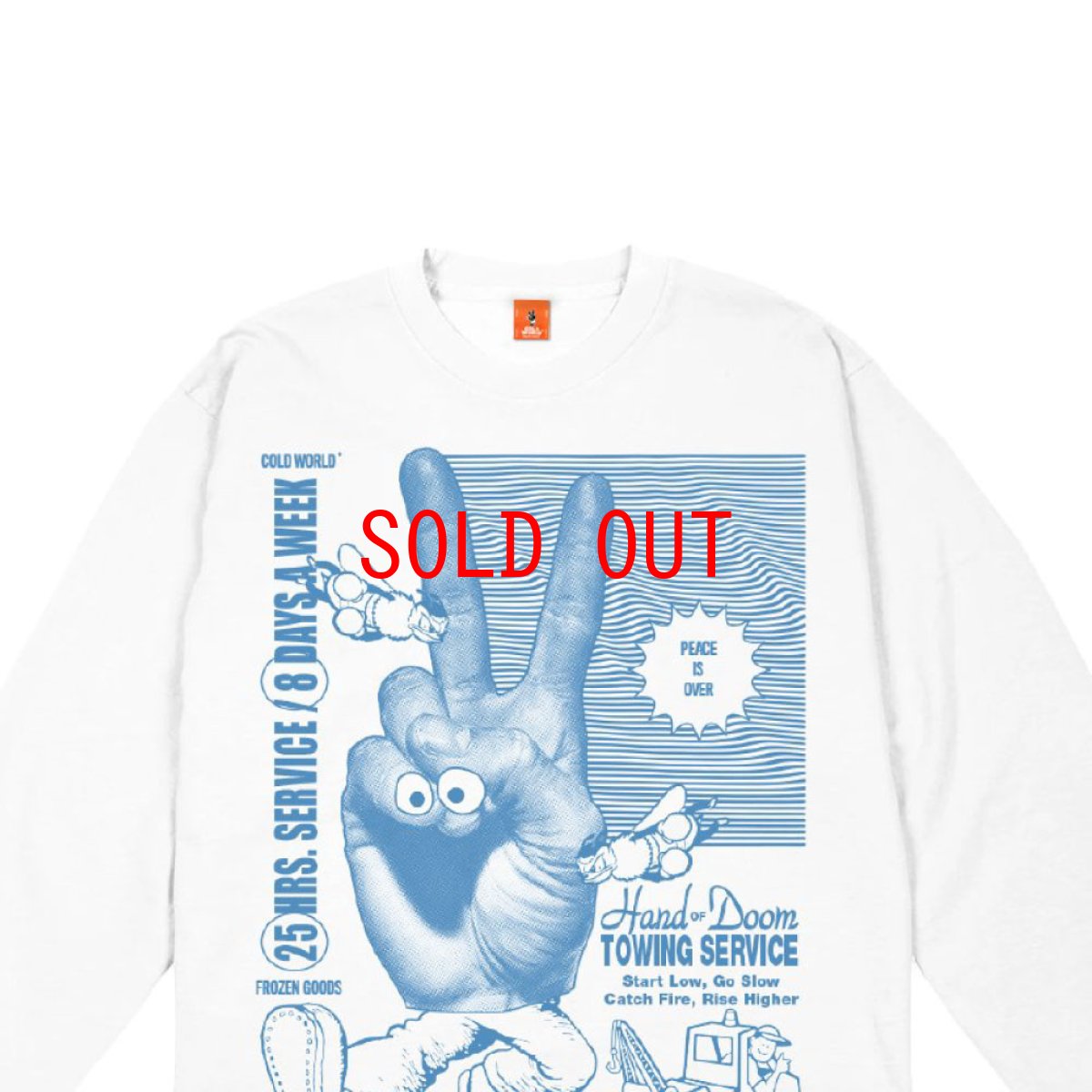 画像2: Frozen Goods Hand Of Doom L/S Tee 長袖 Tシャツ White (2)