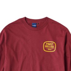 画像4: Drunker L/S Tee 長袖 Tシャツ Burgundy (4)