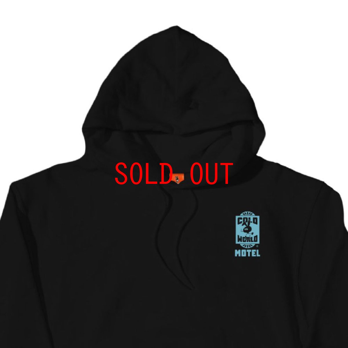 画像4: Frozen Goods Motel Bunny Sweat Hoodie モーテル バニー スウェット フーディー Black (4)