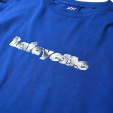 画像3: Metallic Lafayette Logo L/S Tee メタリック ロゴ 長袖 Tシャツ Blue (3)