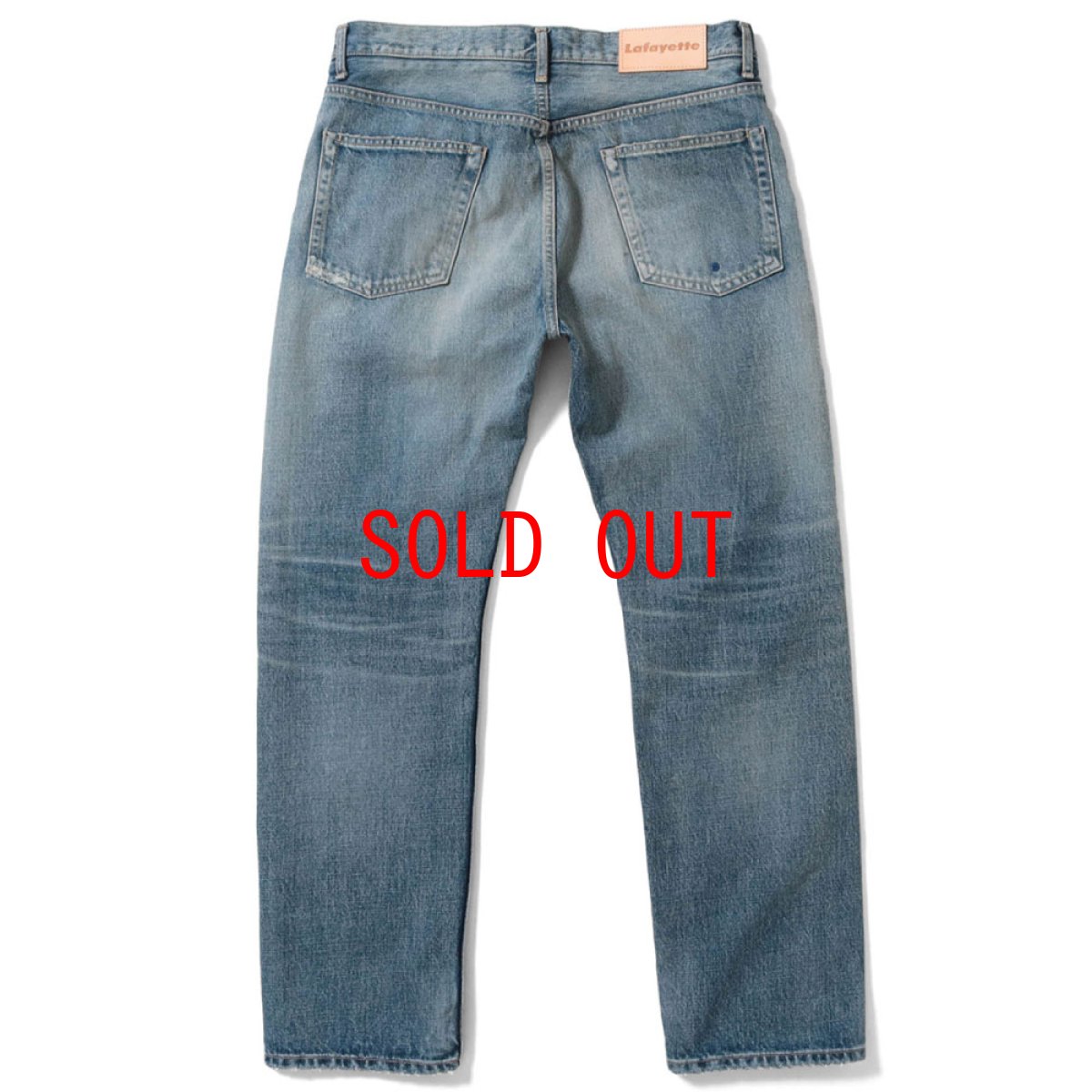 画像3: 5 Pocket Washed Selvege Denim Pants Type 03XX Standard Fit デニム パンツ Indigo (3)