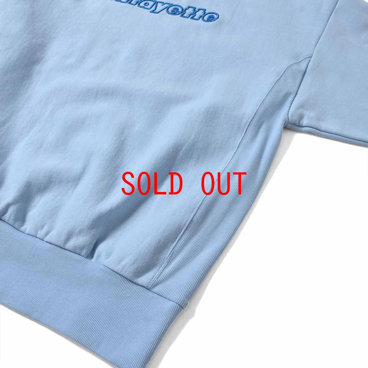 画像5: Outline Logo US Cotton Crewneck Sweatshirt アウトライン クルーネック スウェット Light Blue  (5)