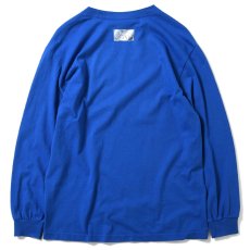 画像2: Metallic Lafayette Logo L/S Tee メタリック ロゴ 長袖 Tシャツ Blue (2)
