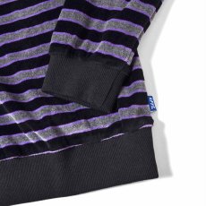 画像5: Half Zip Velour Shirt 長袖 ハーフ ジップ ベロア シャツ Purple (5)
