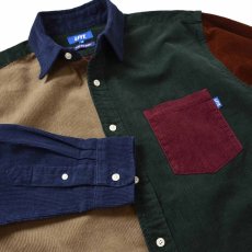 画像8: L Logo Big Silhouette Corduroy Shirt 長袖 コーデュロイ シャツ Multi (8)