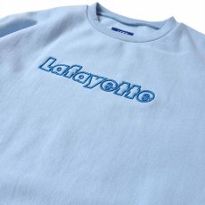 画像6: Outline Logo US Cotton Crewneck Sweatshirt アウトライン クルーネック スウェット Light Blue  (6)