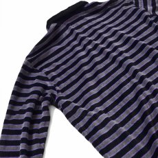 画像6: Half Zip Velour Shirt 長袖 ハーフ ジップ ベロア シャツ Purple (6)