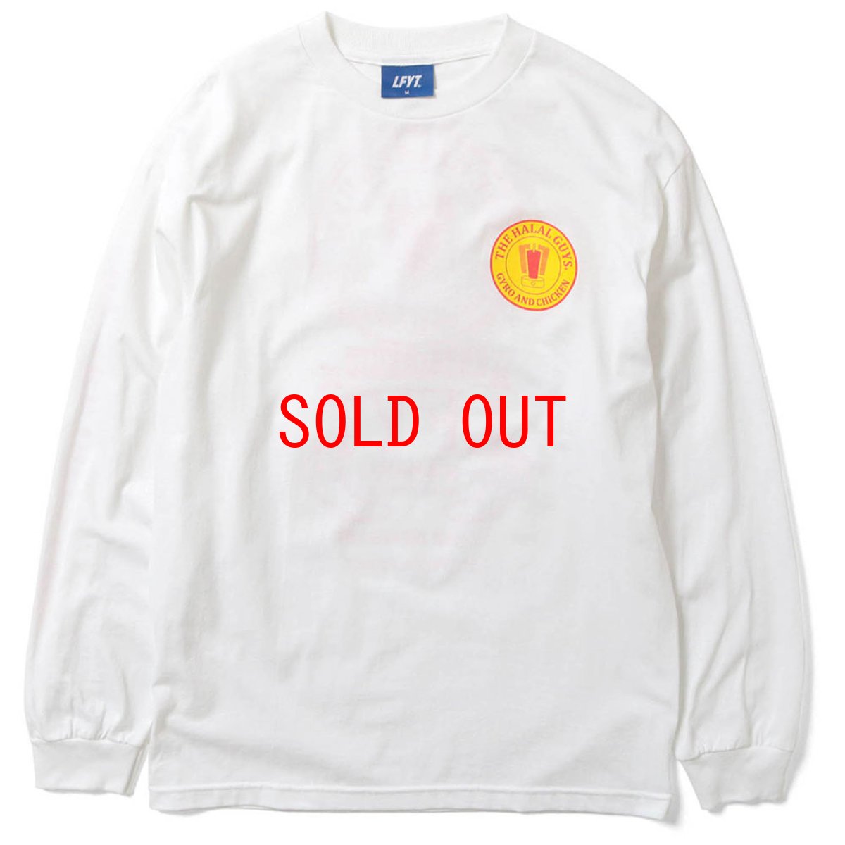 画像2: × The Halal Guy Hot Sauce L/S Tee ハラルガイズ 長袖 Tシャツ White (2)
