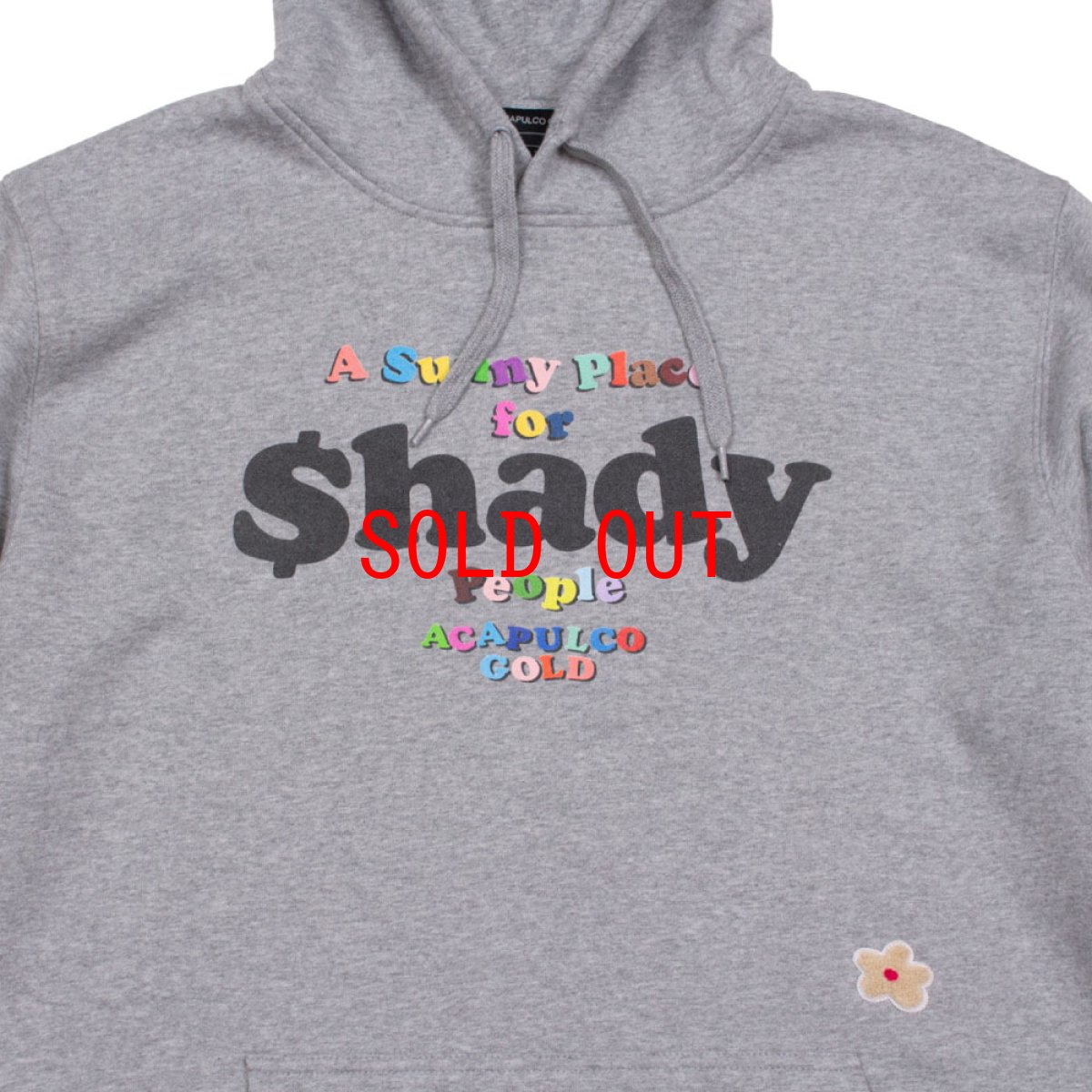 画像2: Shady Pullover Hoodie プルオーバー スウェット フーディー パーカー サガラ ワッペン Ash Gray (2)