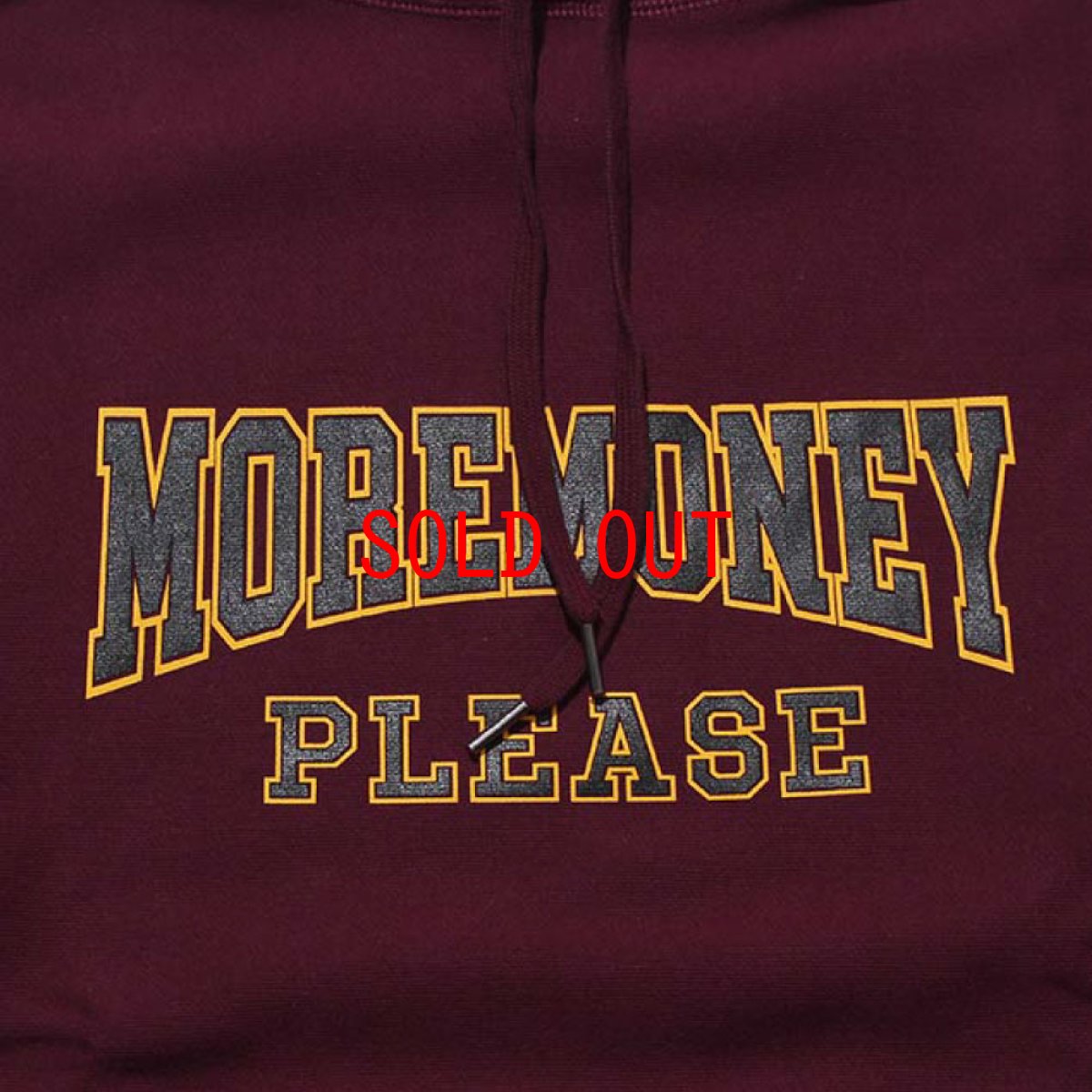 画像6: Mo Money Heavy Weight Hoodie カレッジ スウェット フーディ パーカー ロゴ Burgundy (6)