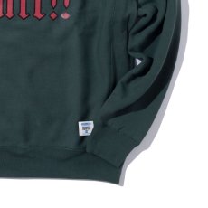 画像3: Ohhh Shit Crewneck Heavy Weight Sweat Shirt ヘヴィ スウェット クルーネック カレッジ ロゴ Green (3)