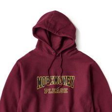 画像4: Mo Money Heavy Weight Hoodie カレッジ スウェット フーディ パーカー ロゴ Burgundy (4)