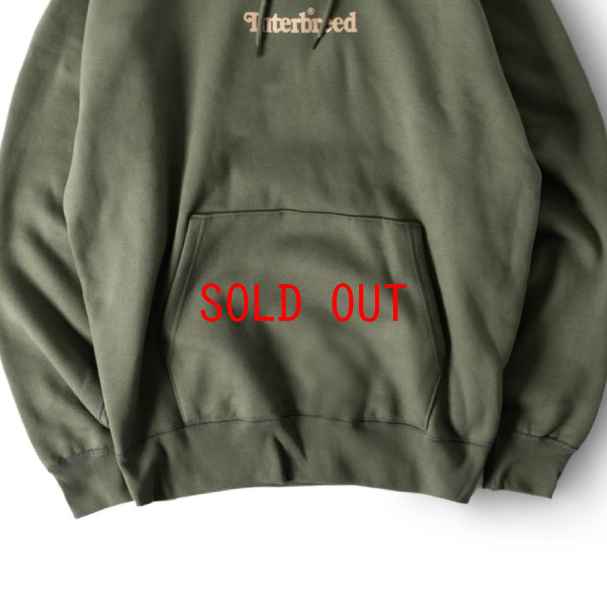 画像3: Archive Logo Heavy Weight Hoodie ロゴ スウェット フーディ パーカー ロゴ Olive Green (3)