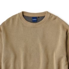 画像5: IB Varsity Knit バーシティー ニット コットン カレッジ ロゴ Sand Beige (5)