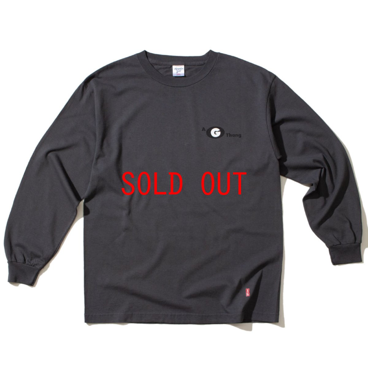 画像8: AG Thang L/S Tee ロングスリーブ ロンT 長袖 Tシャツ Chacoal Grey (8)