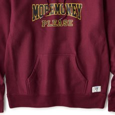 画像5: Mo Money Heavy Weight Hoodie カレッジ スウェット フーディ パーカー ロゴ Burgundy (5)