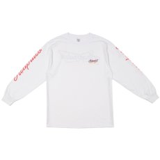 画像2: Buy Back Retro L/S Neon embroidery Tee ロングスリーブ ロンT 長袖 Tシャツ 刺繍 White (2)