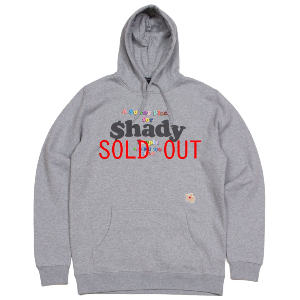 画像1: Shady Pullover Hoodie プルオーバー スウェット フーディー パーカー サガラ ワッペン Ash Gray (1)