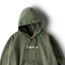 画像2: Archive Logo Heavy Weight Hoodie ロゴ スウェット フーディ パーカー ロゴ Olive Green (2)