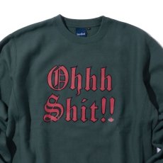 画像6: Ohhh Shit Crewneck Heavy Weight Sweat Shirt ヘヴィ スウェット クルーネック カレッジ ロゴ Green (6)