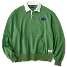 画像2: Shove It L/S Rugby Shirt 長袖 ラグビー シャツ カットソー ラガーシャツ ロゴ Green (2)